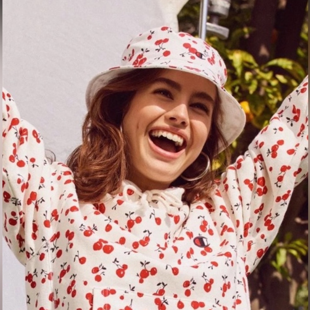 Champion x Urban Outfitters cherry bucket hat
